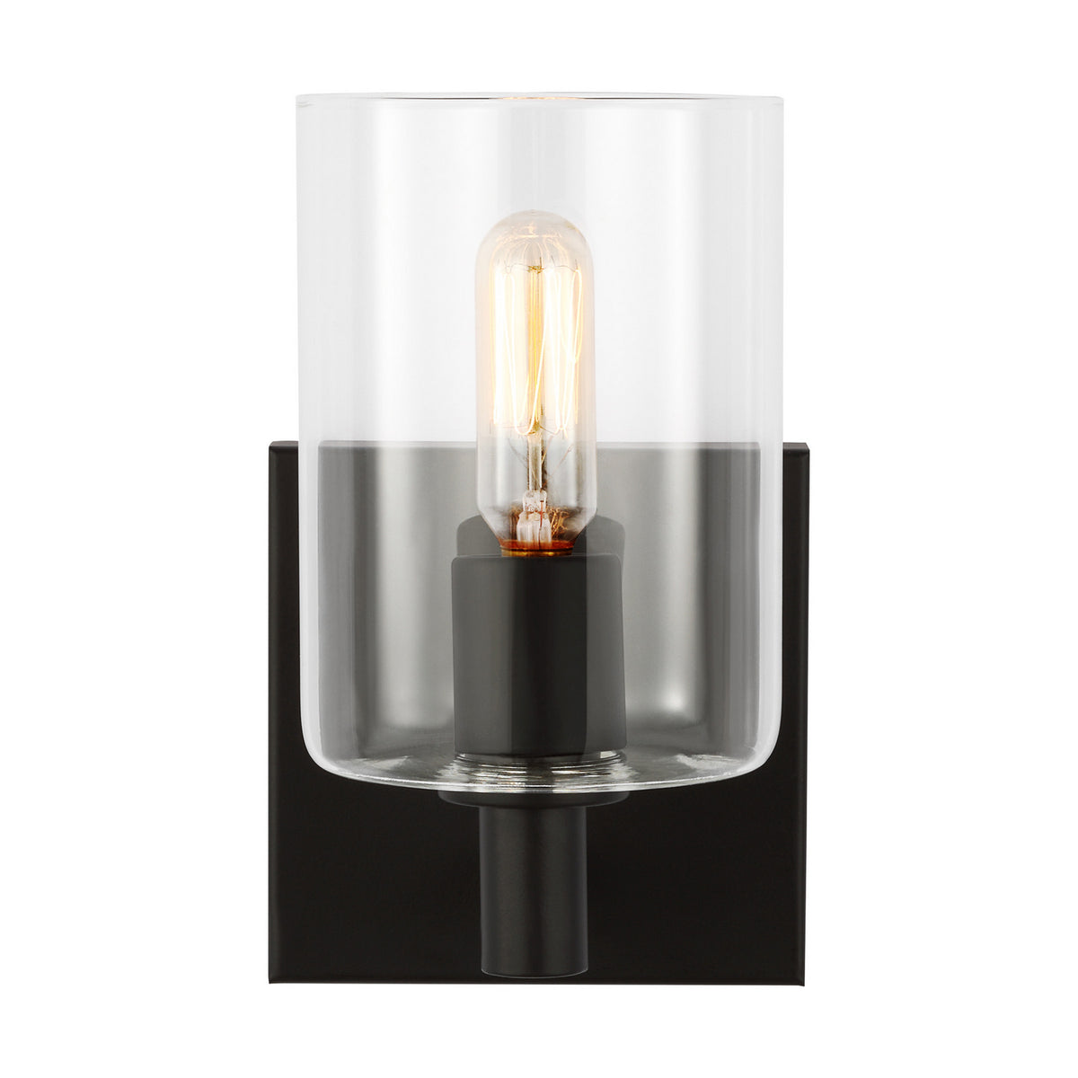 LED Bath Wall Sconce — W: 4.75" × H: 7.75" × D: 6.38"