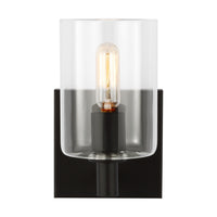 LED Bath Wall Sconce — W: 4.75" × H: 7.75" × D: 6.38"