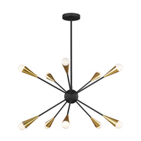 Ten Light Chandelier — 27.25"