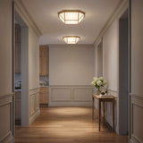 Four Light Flush Mount — 6.00", 60 W