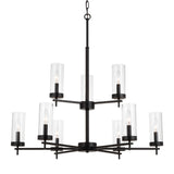 Nine Light Chandelier — 30.25", 3.5 W