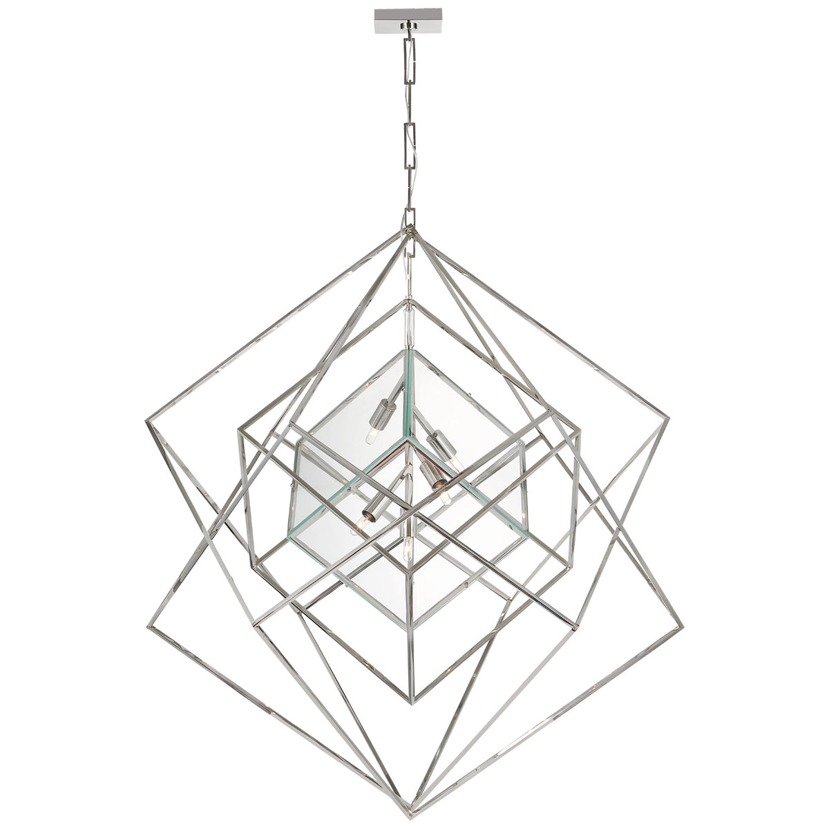 Cubist Five Light Chandelier