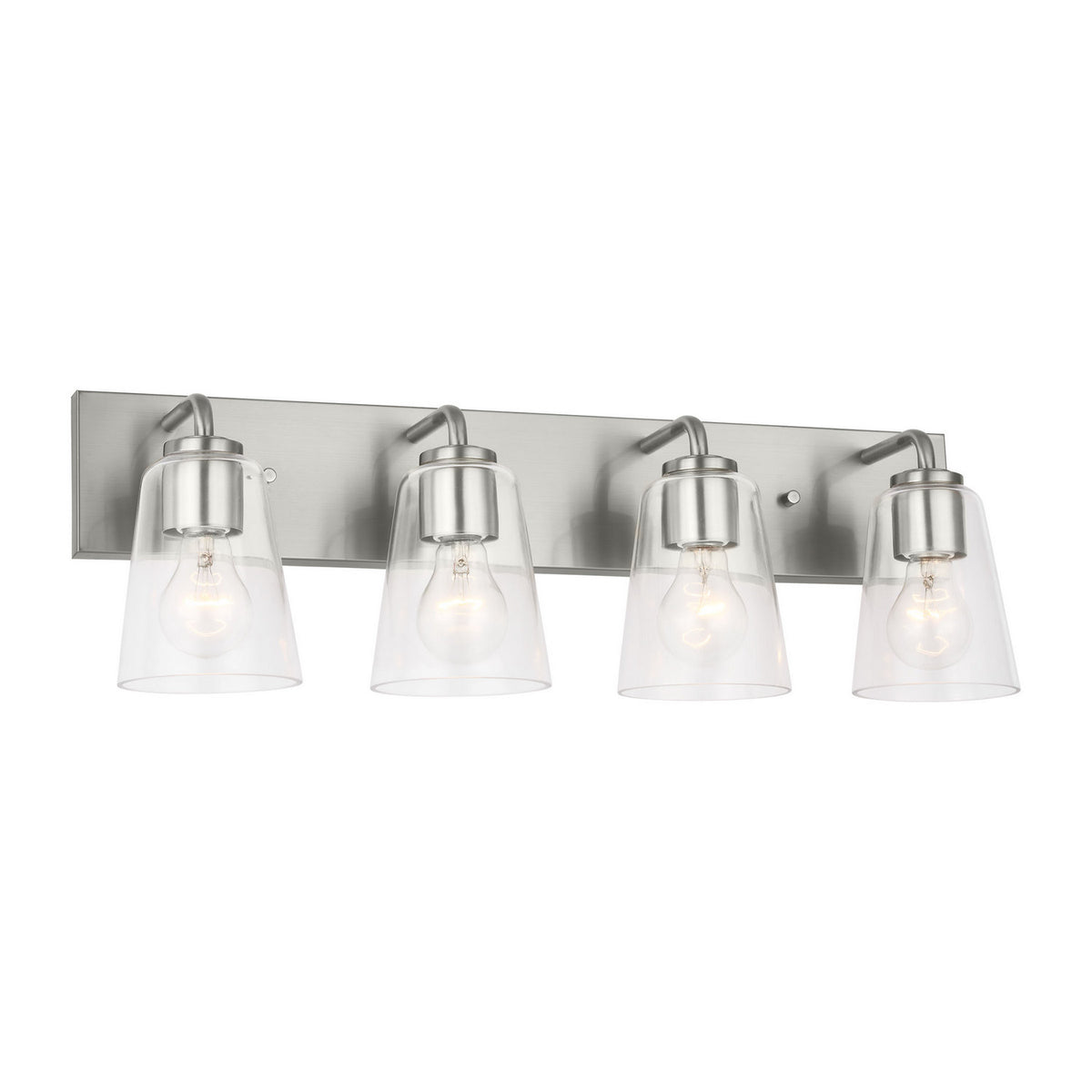 Miles Four Light Bath — Clear