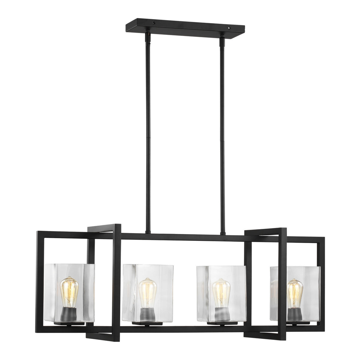 Mitte Four Light Linear Chandelier