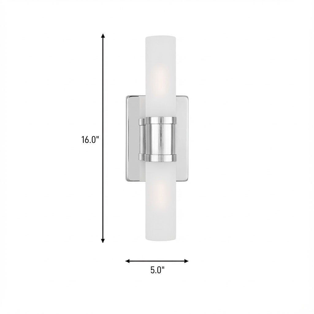 Two Light Bath Vanity — 16.00"