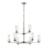 Nine Light Chandelier — 30.25", 60 W
