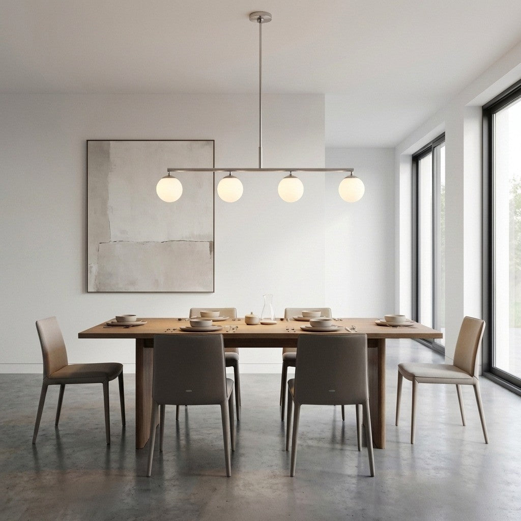 Nube Four Light Linear Chandelier