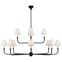 Piaf Grande Two-Tier Chandelier