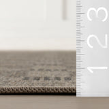 Nate Berkus Walker Modern Checkered Washable Area Rug