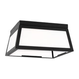 Two Light Outdoor Flush Mount — 60 W