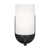 Oslo One Light Bath — Cased Opal Etched