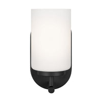 Oslo One Light Bath — Cased Opal Etched
