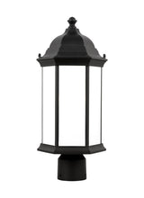 Sevier 18" Post Lantern — Satin Etched