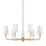 Nine Light Chandelier — 14.88", 60 W