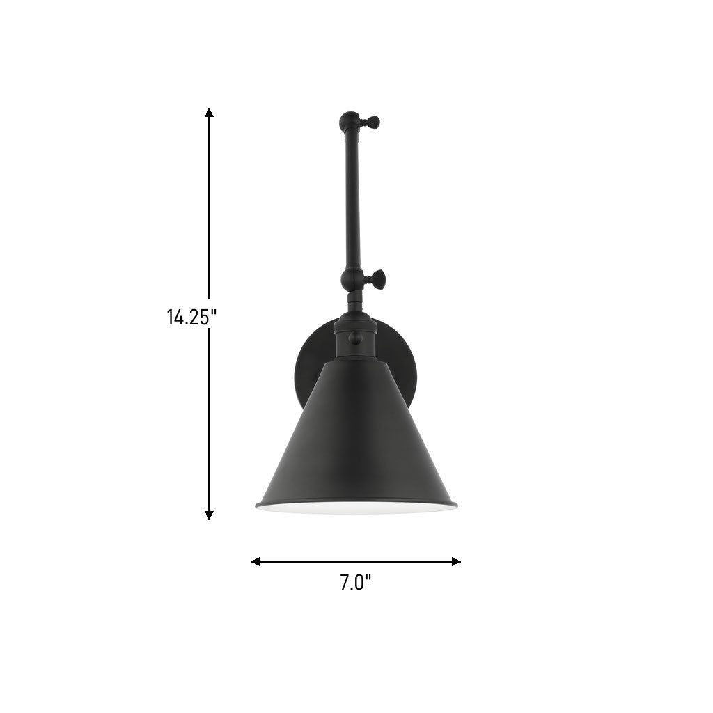 Salem Two-Arm Sconce — 75 W