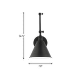 Salem Two-Arm Sconce — 75 W