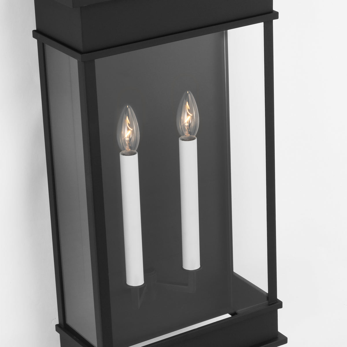 Two Light Outdoor Wall Sconce — 19.13"