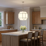 Morrison Large Lantern — Smooth White, 60 W