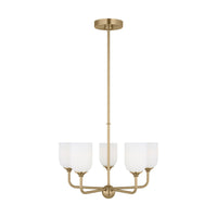 Emile Five Light Chandelier — 9 W