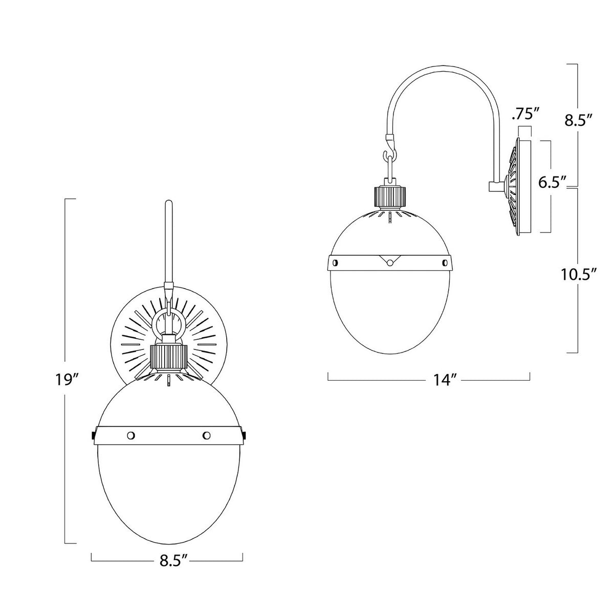 Otis One Light Wall Sconce