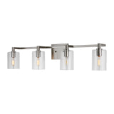 LED Bath Wall Sconce — W: 35.00" × H: 7.75" × D: 6.38"