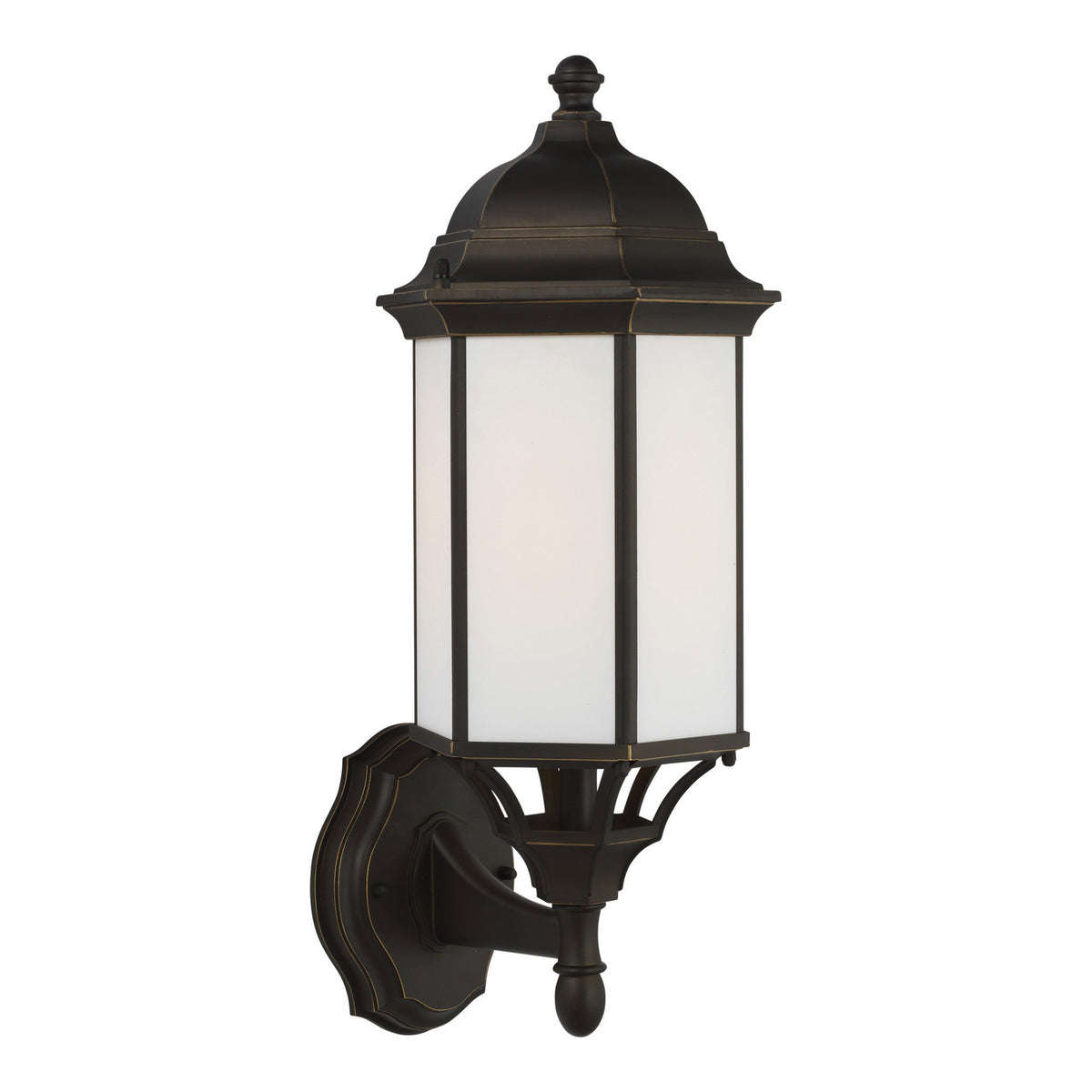 Sevier 19.5" Uplight Lantern — Satin Etched