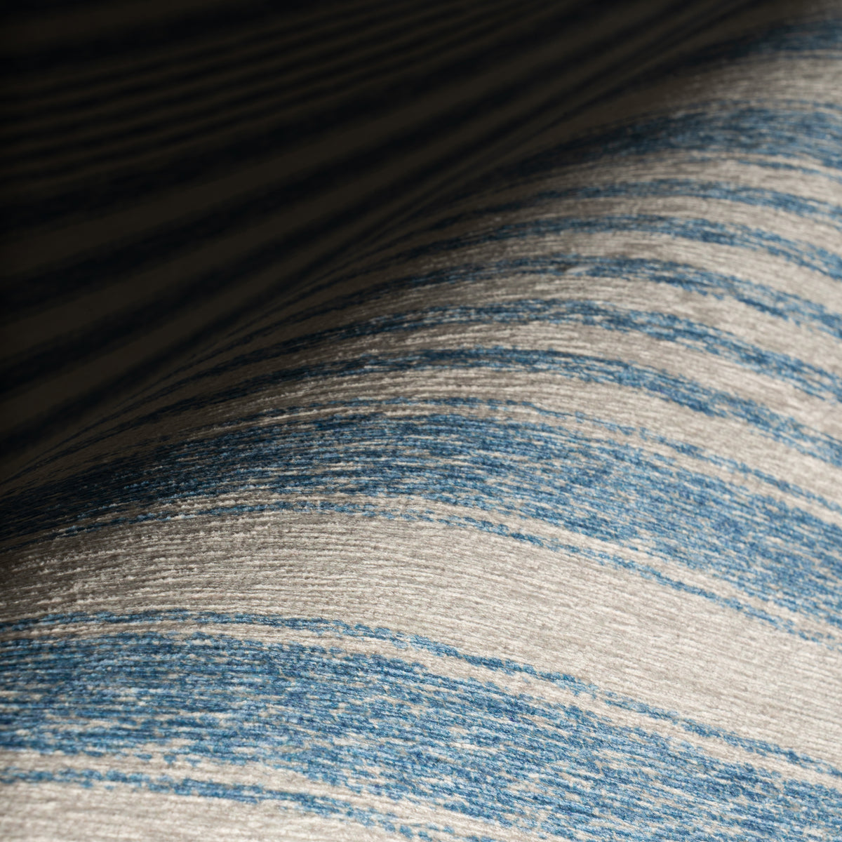 Vion Coastal Striped Machine Washable Rug