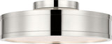 Dupont 12 Round Semi Flush