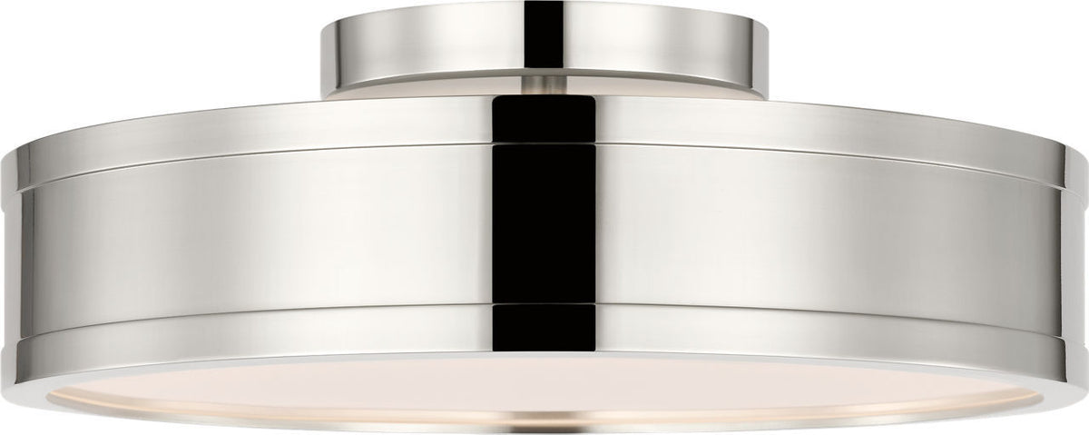 Dupont 12 Round Semi Flush