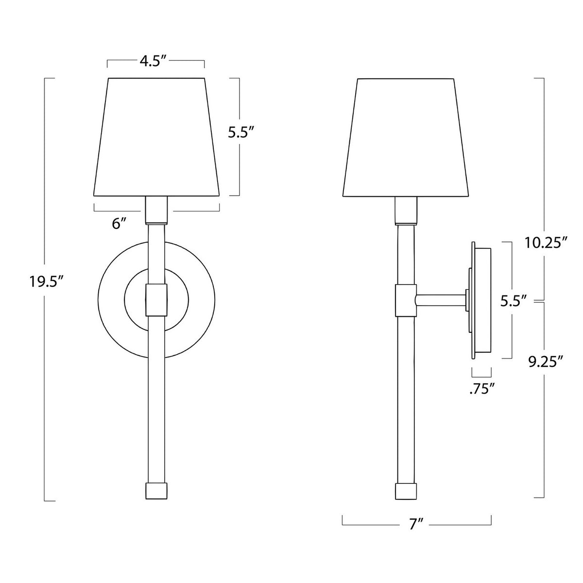 Auburn One Light Wall Sconce