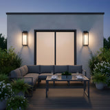 Audley 24" LED Lantern — Distressed Seeded