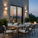 Luning Medium Lantern — Opal Etched