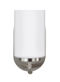 Oslo One Light Bath — Cased Opal Etched