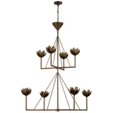 Alberto Large Two Tier Chandelier