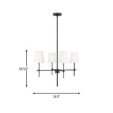 Four Light Chandelier — 26"