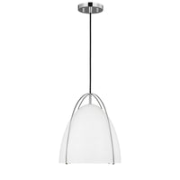 Norman Medium Pendant — Matte White, 75 W