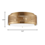 Three Light Flush Mount — 4.63"