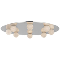Pertica 30" Eight Light Flush Mount