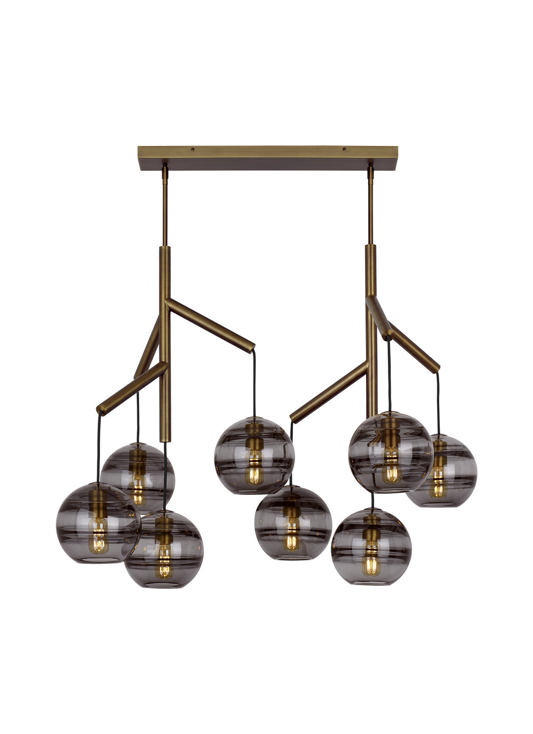Eight Light Chandelier — 39.3"