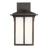 Tomek 14" Lantern — Etched / White Inside