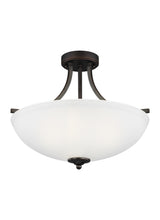 Geary Three Light Semi Flush Mount