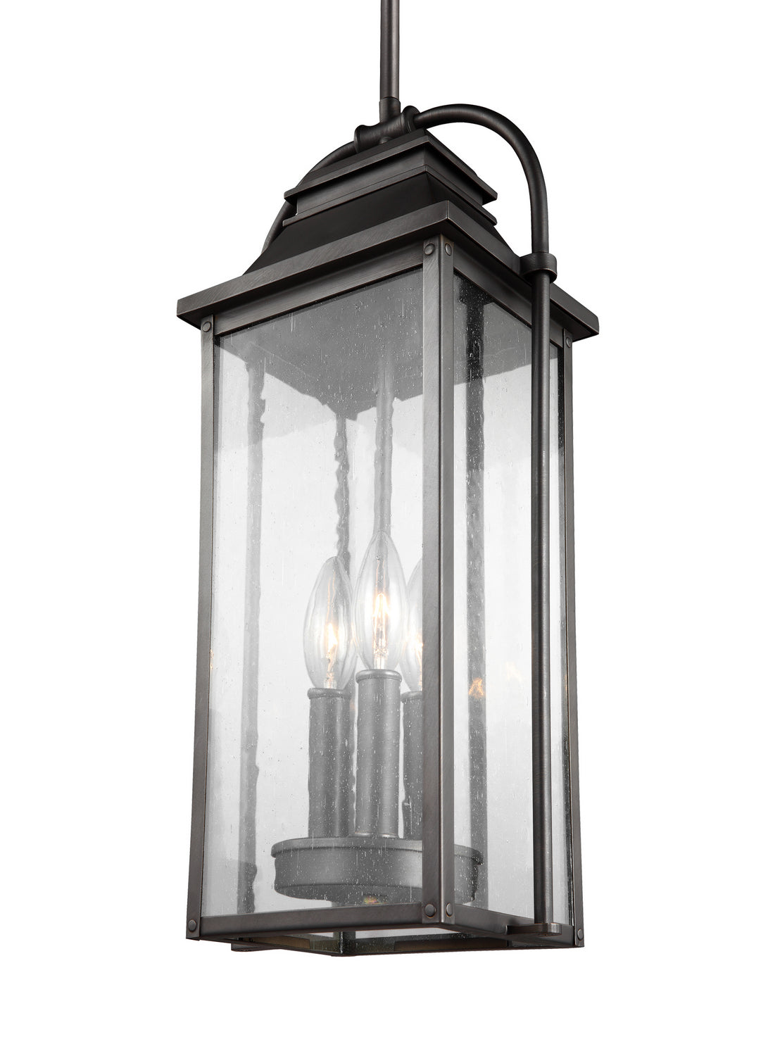 Three Light Outdoor Pendant — 18.75"
