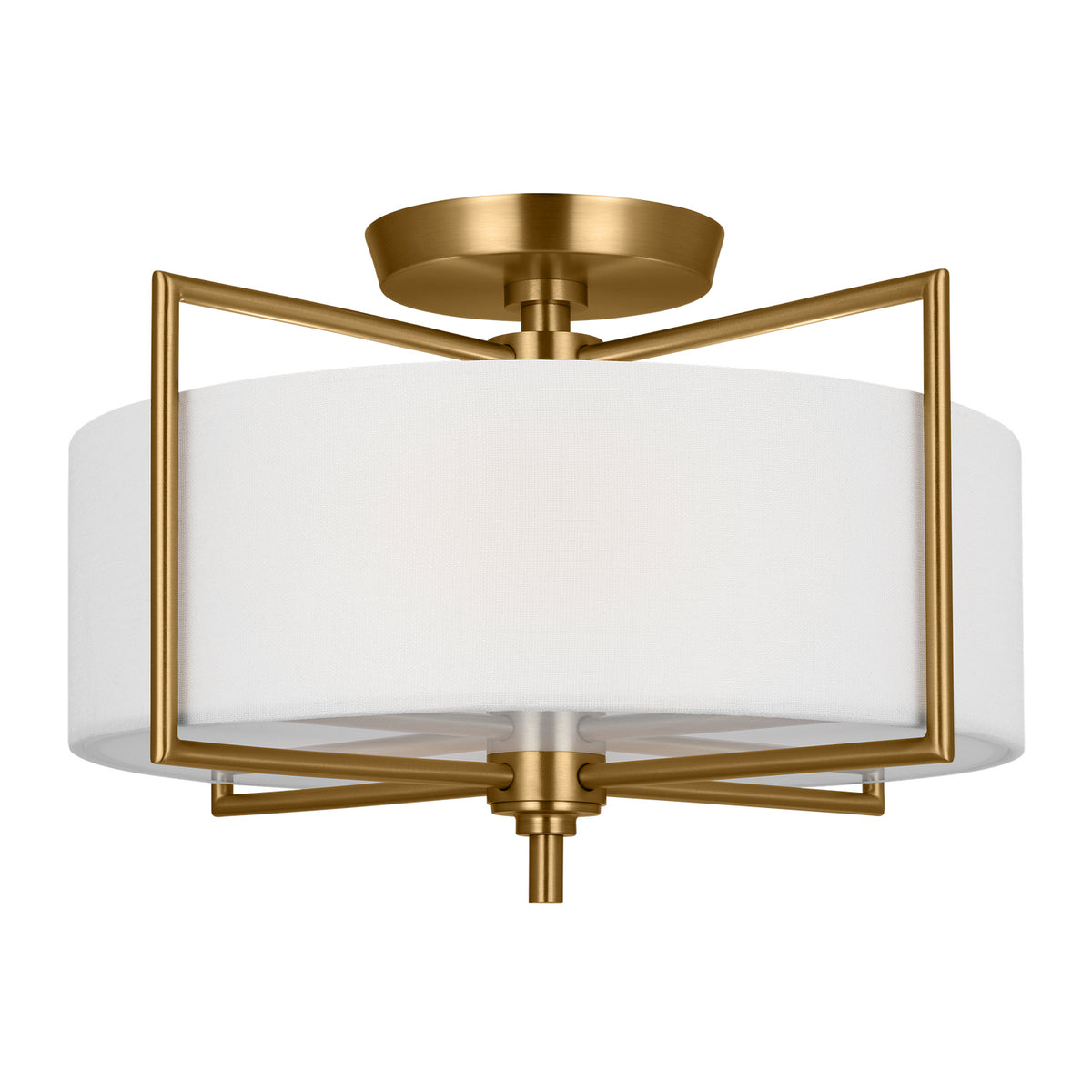 Two Light Semi-Flush Mount