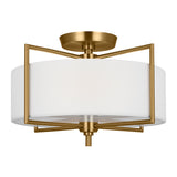 Two Light Semi-Flush Mount