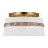 Three Light Semi-Flush Mount — 8.25"