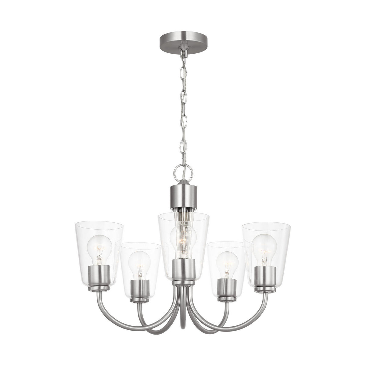 Miles Five Light Chandelier