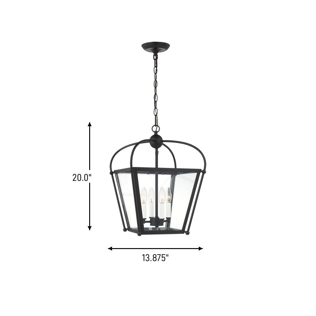 Four Light Foyer — 20.00", 60 W
