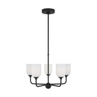 Emile Five Light Chandelier — 60 W