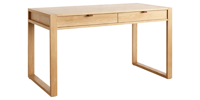 West Bros Fulton Writing Desk in 89 Sand, rendering