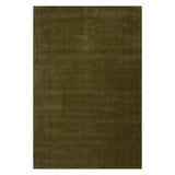 Dash & Albert Gania Modern Rug in Green, on white